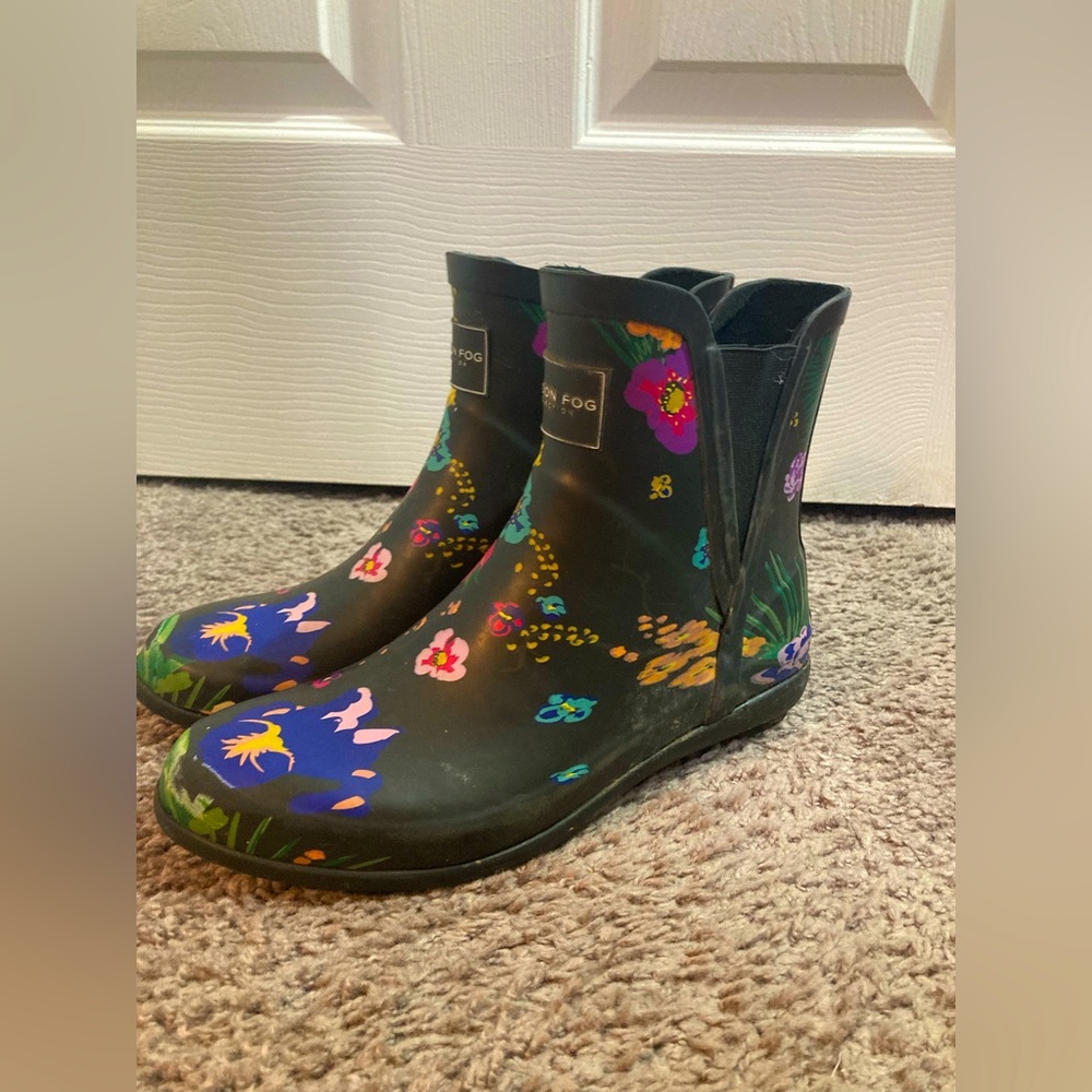 London Fog Slip On Rubber Boots 7m